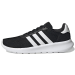 Adidas Lite Racer 3.0 Mados audinys Patvarūs kvėpuojantys žemi kasdieniai bėgimo bateliai Vyri&scaron;ki sportbačiai Juodi GY3094 40⅔