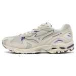 Mizuno Wave Rider 10 Neslystantys Patvarūs Kvėpuojantys Žemi Bėgimo Bateliai Vyri&scaron;kas sportbačio modelis Violetinis Baltas D1GA331701 44.5
