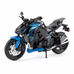 1/12 Kawasaki Z1000 Gatvės Automobiliai Motociklas Metalo Liejinio Modelis Automobilis Lydinio Metalas su Pagrindo Vitrina Kolekcijos Pomėgis Namų Dekoravimas Berniukas mėlyna