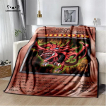 Anime Yu Gi Oh Card Throw antklodė Mėlynos akys Baltas Drakonas Anime animacinis filmas Mink&scaron;tas pliu&scaron;inis antklodė miegamojo lovatiesė Namų dekoras 30x40in