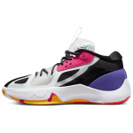 Jordan Zoom Separate Patogūs Universalūs Patvarūs Vidutinio Auk&scaron;čio Krep&scaron;inio Batai Vyri&scaron;ki Sportbačiai Balti Juodi Violetiniai DH0248-130 40.5