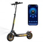 iScooter W9Air 800W Elektrinis paspirtukas 40KM/H 48V/10Ah Baterija Dvigubas diskinis stabdys 10 Visureigio padanga Visureiginis elektrinis paspirtukas 800W&mdash;&mdash;W9 Air juoda