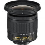 Nikon DX NIKKOR VR priartinimo objektyvas Nikon DX formato AF-P 10-20mm f/4.5-5.6G plataus kampo (tik už) juoda
