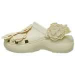 Crocs Classic Cloud Silk Flower Universalūs kasdieniai klumpės Moteri&scaron;kos klumpės Kaulo baltumo 212984-2Y2 34-35