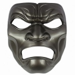 Juodos ir sidabrinės Spartano 300 kario kaukės Puikiai tinka Helovino Cosplay renginiams Black Spartan Mask