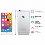 Atnaujintas Apple iPhone 6 Plus 128GB Juodas/Auksinis/Sidabrinis 5.5 Didelio Ekrano I&scaron;manusis Telefonas Atrakintas Pasaulinė Versija