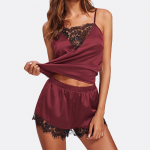 Moterys Sexy Lace Patogūs naktiniai pižamos apatiniai miegui kostiumai XL