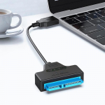 USB 3.0 į SATA7 + 15 kontaktų kietojo disko kabelio keitiklis 2,5 colio SSD HDD kietojo disko SATA adapteris