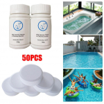Clean Cleaning Tablet 50vnt Daugiafunkcinis balto chloro sūkurinis kubilas