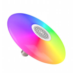 18/60 W muzikinė lubų lempa RGBW LED lubų lempa su nuotolinio valdymo pulteliu, &bdquo;Bluetooth&ldquo; garsiakalbiu, &bdquo;APP Control&ldquo; naktine lempa, skirta miegamojo namų vakarėlio dekoratyvinėms lempoms 18W