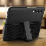 Neslystantis diržo segtuko laikiklis odinis dėklas, skirtas Samsung Galaxy Z Fold 3 sulankstomas 3 sulankstomas 4 sulankstomas 4 5 g Zfold4 Zfold3 pilnas apsauginis dangtelis for Galaxy Z Fold 4 juoda