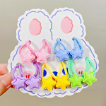 10 vnt Mielas lankelis, elastinga plaukų juosta Animacinių filmų mergaičių plaukų virvė Miela suri&scaron;imo uodegos laikiklis Plaukų kaklarai&scaron;čiai Guminė juostelė Vaikų plaukų guma