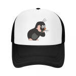 Klasikinė &bdquo;Mole Surprised Trucker&ldquo; kepurė, reguliuojama suaugusiųjų animacinių filmų &bdquo;Krtek Little Maulwurf&ldquo; beisbolo kepurė Vasarinės kepurės &bdquo;Snapback&ldquo; kepurės Trucker Hat