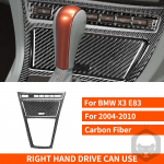Skirtas BMW X3 E83 2004 2005 2006 2007 2008 2009 2010 Anglies pluo&scaron;to lipdukas Centrinio valdymo pavarų dėžės i&scaron;leidimo angos interjeras automobiliui 17.2 RHD
