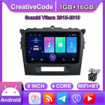 Automobilinis radijas, skirtas Suzuki Vitara 2015-2019 9 colių Android automobilių multimedijos grotuvas GPS navigacijos galvos blokas WIFI 1+16GB