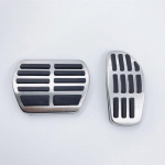 Automobilio Kuro Akseleratoriaus Stabdžių Pedalo Dangtelio Priedai Nissan Qashqai j11 j12 2014 2015 2016 2017 2018  2022 Without Logo AT 2pcs black