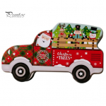Kalėdų saldainių dėžutė I&scaron;skirtinio animacinio automobilio dizaino kaltinės geležies dovanų pakavimo dėžutė festivalio vakarėliui papuo&scaron;ti