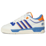 adidas Rivalry Low 86 NYC - Balti Unisex sportbačiai Baltos spalvos su Mėlynos Karali&scaron;kos ir Oranžinės spalvos akcentais ID4781 35⅔