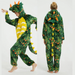 &bdquo;Leopard Kigurumi Onesie&ldquo; vaikams, gyvūnams, miegui skirtų pižamų rinkinys, flanelinis, &scaron;iltas kostiumas su gobtuvu berniukams, mergaitėms, mielas vakarėlis m