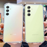 Skaidrus dėklas, skirtas Samsung Galaxy A34 5G 6,6 SM-A346E, A346 Storas smūgiams atsparus mink&scaron;tas silikonas telefono permatomas galinis dangtelis A 34 For Galaxy A34 5G gryna