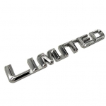 3D Metal LIMITED Automobilio galinis kursyvas raidžių kėbulo bagažinės lipduko emblemos ženklelio dekoras juoda