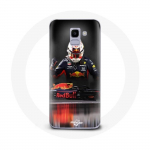 Coque pour Samsung Galaxy A8 2018 Formule 1 Max Verstappen Pilote F1 Red Bull RB15