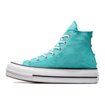 Converse Chuck Taylor All Star Lift Platform Auk&scaron;tos platformos Batai Moteri&scaron;ki Kedai Mėtiniai Vandenyno La&scaron;ai Balti A06492C 41.5