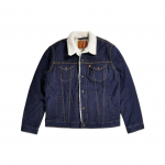 Levis Vienos spalvos Viengubas Džinsinis Ilgomis Rankovėmis &Scaron;varkas Vyri&scaron;ki &scaron;varkai Tamsiai Mėlyna 16365-0084 XS