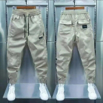 Cotton Joggers Cargo Kelnės Vyri&scaron;kos Gatvės Apranga Hip Hop Sportinės kelnės Vyri&scaron;kos Kasdieninės Harem Kelnės Vasarinės Harajuku Kelnės Vyrai S chaki