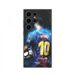 Coque Samsung Galaxy S24 ultra Lionel Messi Football Superstar Maniacase juoda