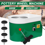 220V /110V &bdquo;pasidaryk pats&ldquo; elektrinis keramikos žiedas, keramikos ma&scaron;ina 600W, kojinis pedalas, molio keramikos formavimas, keramikos dirbiniai, meno kūrinys, forma JAV ES AU US