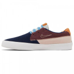 Nike Shane SB Vidurnakčio Mėlynumo Rožinės Oksfordo Unisex Krosiniai Batai Daugiaspalviai Tamsiai Vyno Spalvos Burės BV0657-404 36