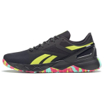 Reebok Nanoflex TR Juodi Lime Camo Vyri&scaron;ki sportbačiai Core-Black Avalynė-Balta Pure-Grey-6 GX7549 39