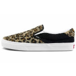 Vans Slip-On 59 Leopard Unisex Bėgimo bateliai Rudo juodo tikro balto VN0A38GU6BX 39