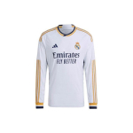 adidas Real Madrid 23/24 Ilgomis Rankovėmis Namų Autenti&scaron;ki Mar&scaron;kinėliai Balti Vyri&scaron;ki Streetwear IA9978 XXXL