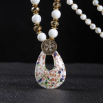 Vintage Bohemian Statement Beads karoliai moterims papuo&scaron;alų priedai