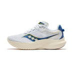 Saucony Kinvara 14 Madingi Patogūs Audinio Smūgius Sugeriantys Kvėpuojantys Žemi Bėgimo Bateliai Moteri&scaron;ki sportbačiai Balti Mėlyni S10823-136 37
