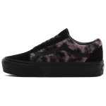 Vans Old Skool Mix Leopard Platform Tie-Dye Storas Padas Laisvalaikio Žemi Skate Batai Moteri&scaron;kas Sportbačio Juoda Violetinė VN0A3B3UTRE 36