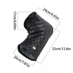 Motociklo vairo movos Žieminė įranga Pir&scaron;tinės &Scaron;ildytuvai Vandeniui atsparios Rankų movos Dviračio vairo apvalkalas Rankų apdangalai &Scaron;ildytuvai juoda