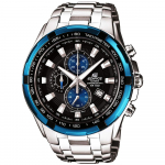 Casio Edifice Chronograph 100m atsparumas vandeniui su 13x13cm mikropluo&scaron;to &scaron;luoste EF-539D-1A2VUDF Laikrodis, Atsparus, (Importuota)