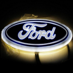 Madingas spalvingas 4D LED automobilio galinės dalies logotipas, ženklelis, emblema Ford Mondeo Fox White Light