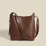 &bdquo;Vintage Designer Bucket Bag&ldquo; Dirbtinės odos rankinės, skirtos moterims per petį, laisvalaikio prekės ženklo moteri&scaron;ka rankinė