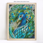 5d deimantų tapyba Viso gręžimo apvalių gyvūnų nuotraukos su cirkonio deimantu 20X30