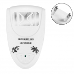 Ultragarsinis namų sandėlio pelės žiurkės uodų tarakonų kenkėjų atstūmiklis EU Plug balta