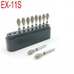 10 vnt/komplektas Dantų deimantiniai grąžtai Didelės spartos rankinio instrumento poliravimo balinimo produktas FG dantų kapos EX-11S