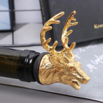 1vnt Deer Head Wine Pourer Unikalus vyno kam&scaron;tienos baro įrankis