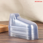 20 vnt skaidraus plastiko kūdikių pėdų ekranas kūdikių batų batų kojinių vitrina 10.5cm skaidri