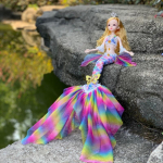 45 cm Mermaid Baby Bjd lėlė su 11 sąnarių kilnojama lėlė plaukiojanti undinėlė žaislinė mergaitė Kalėdų dovanos