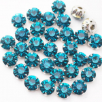 Reklama Ss12 -Ss40 Crystals Claw Cup Kalnų kri&scaron;tolas Blizgūs Strass Akmenys Metalo pagrindo Audinys Karoliukai Rankdarbiai Top Kalnų kri&scaron;tolas drabužiams 3mm 100pcs