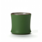 1vnt Creative Ceramic Cup Green Bamboo arbatos puodelis žalia